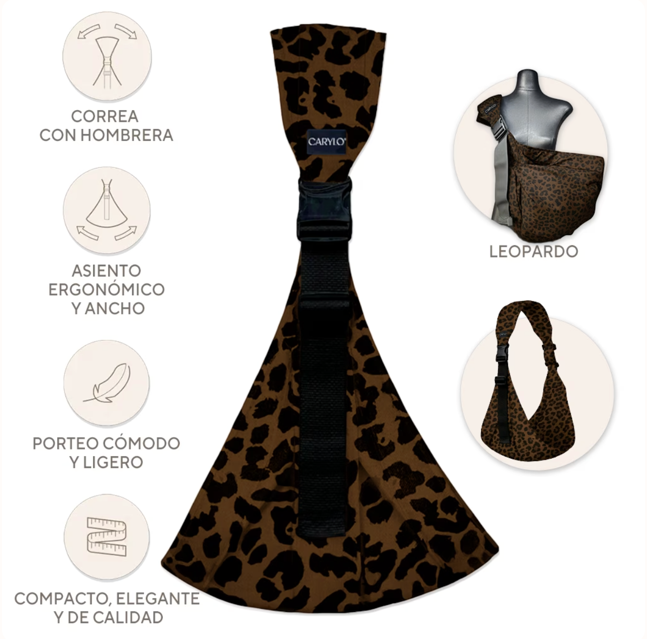 Portabebés Ergonómico - ¡Comodidad y Estilo!